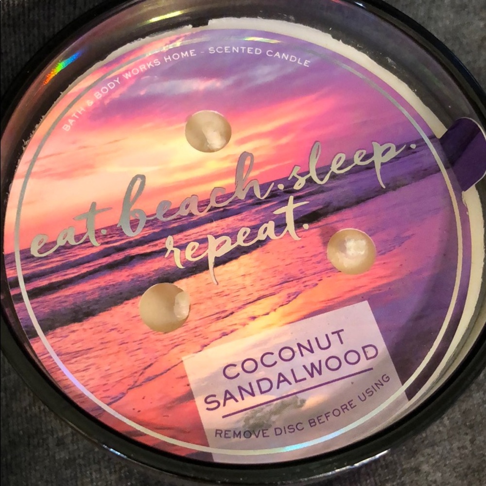 Coconut Sandalwood BBW 3 wick candle